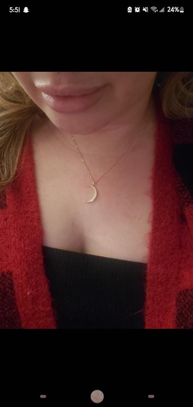 Michael hill shop crescent moon necklace