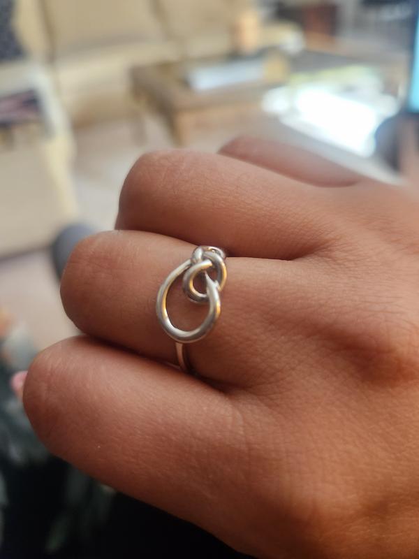 9Pcs Silver Adjustable Rings Set Knot Adjustable Finger Ring Joint