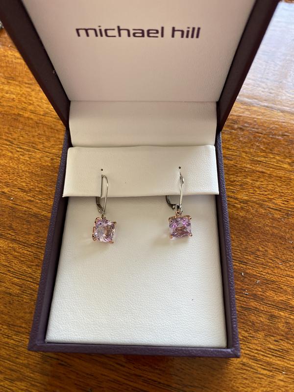 Michael hill amethyst clearance earrings