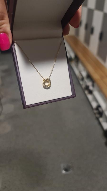 Puff Heart Pendant in 10kt Yellow Gold