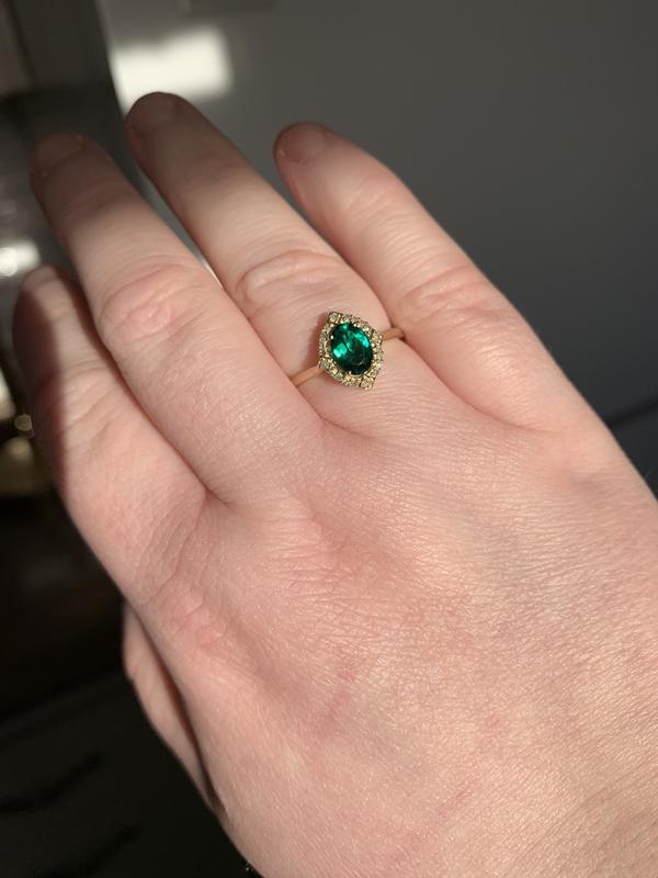 Michael hill deals emerald ring