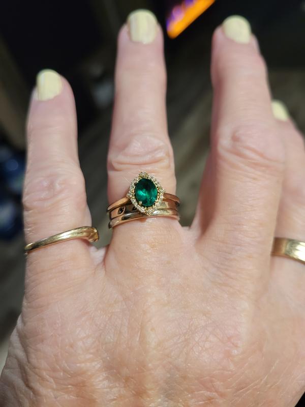 Michael hill emerald on sale ring