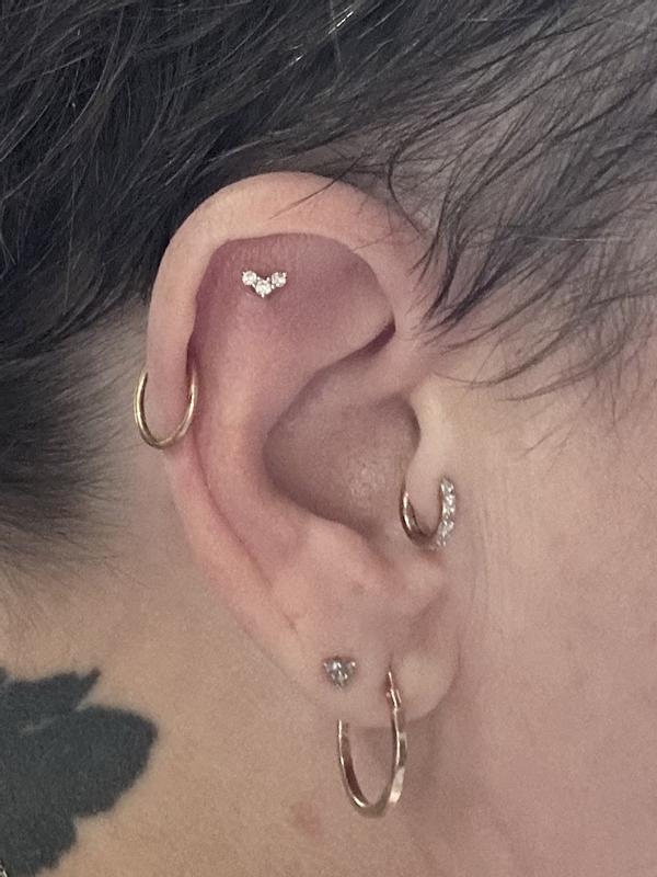 Helix piercing diamond on sale stud