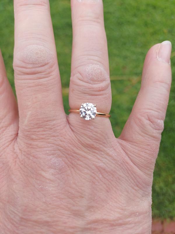 1.25 Carat Laboratory Grown Diamond Ring in 14kt White Gold