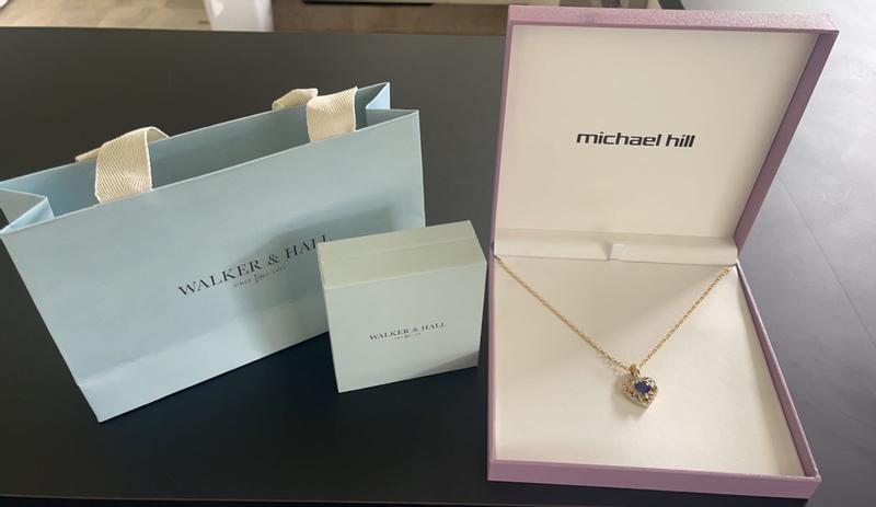 Michael hill hot sale sapphire necklace