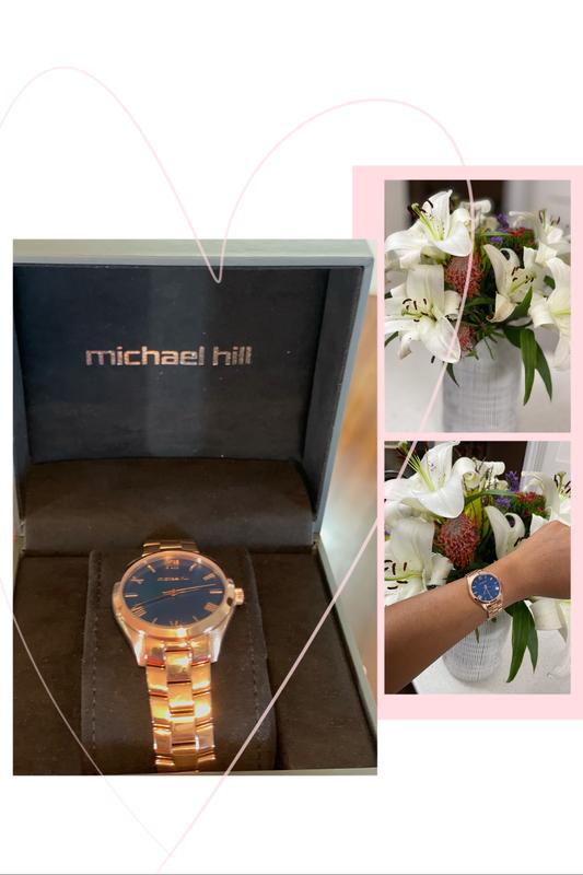 Michael hill rose gold watch best sale