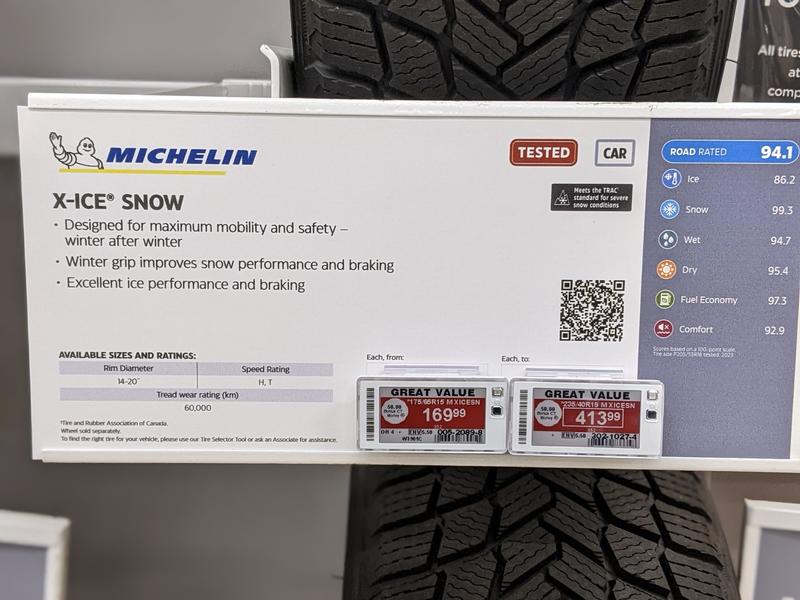 Michelin X-Ice Snow Winter 225/55R17 101H XL Passenger Tire