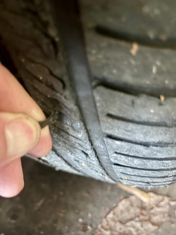 rubber peeling off all over