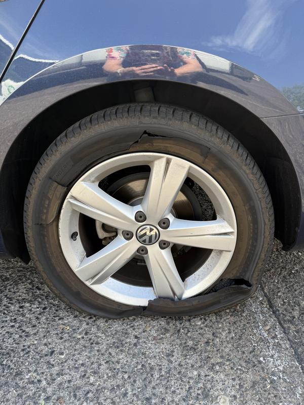 3rd photo was 1st incident the first two 2nd incident. Tires are the defender 2