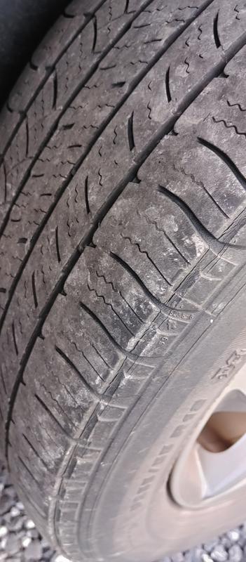 Approaching the wear bar.