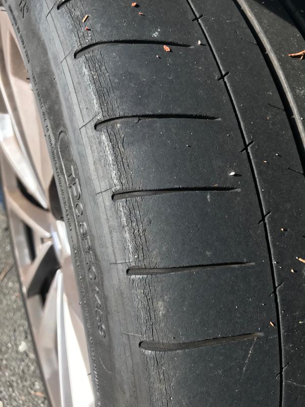 Cracks!! Why? 12,750 miles on them and it’s on all 4 tires