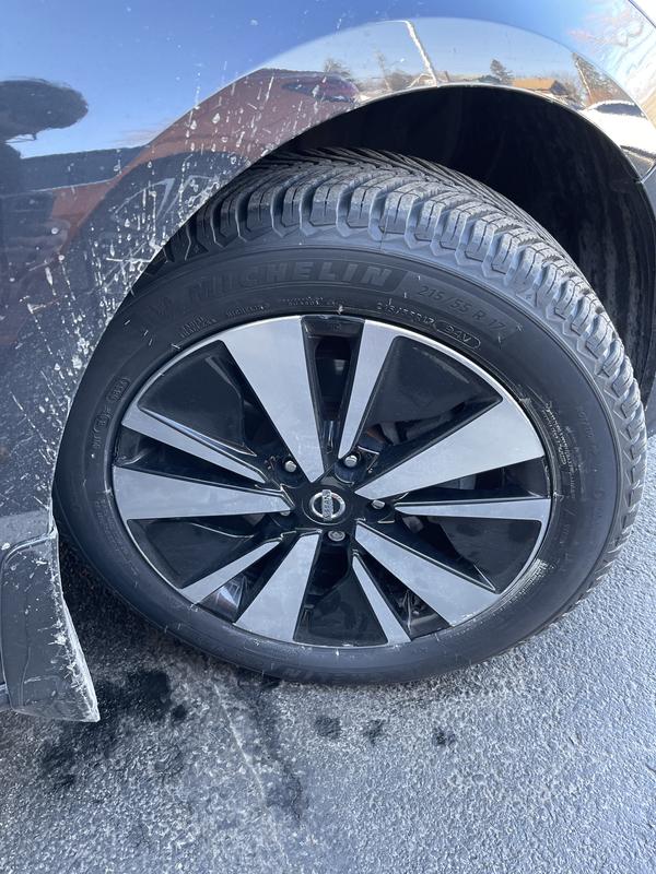 The new tire on my wheels