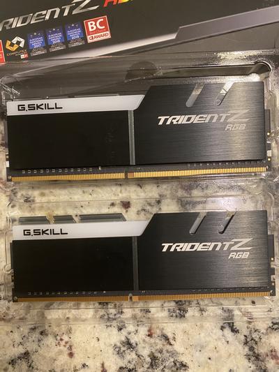 G.SKILL Trident Z RGB 16GB (8GB×2) G.SKILL Trident Z RGB Series DDR4 RAM (XMP) 16GB (2x8GB) 3000MT/s