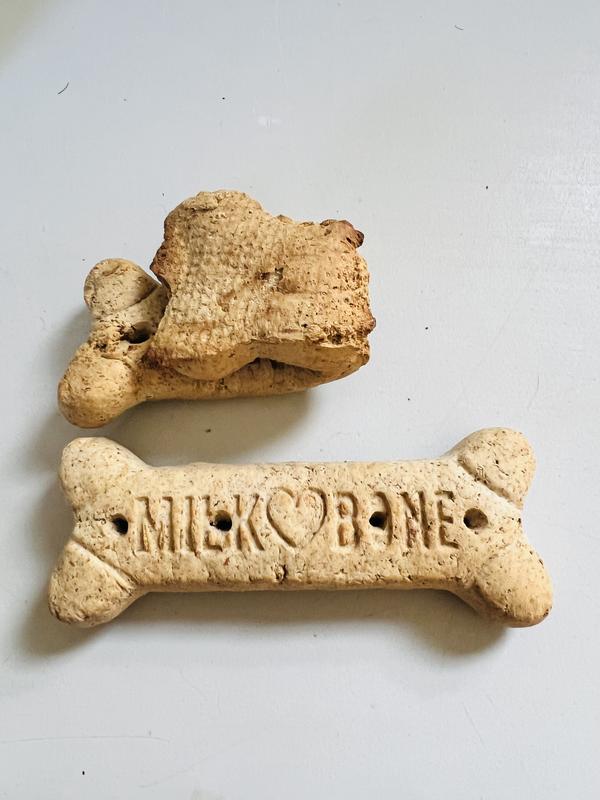 My first folded Milk Bone Cookie