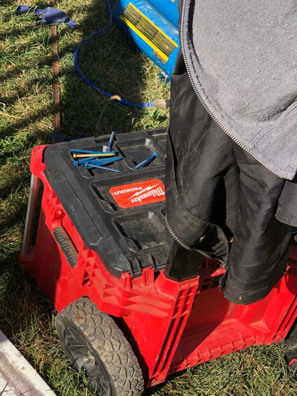 Milwaukee Tool Packout Rolling Toolbox With All Terrain Wheels for