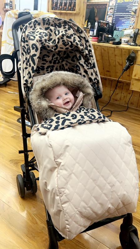 Leopard print outlet stroller