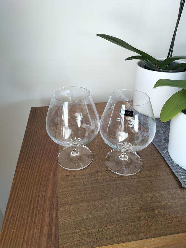 Eigentijdse cognac glazen hanglamp met bolling - Hades