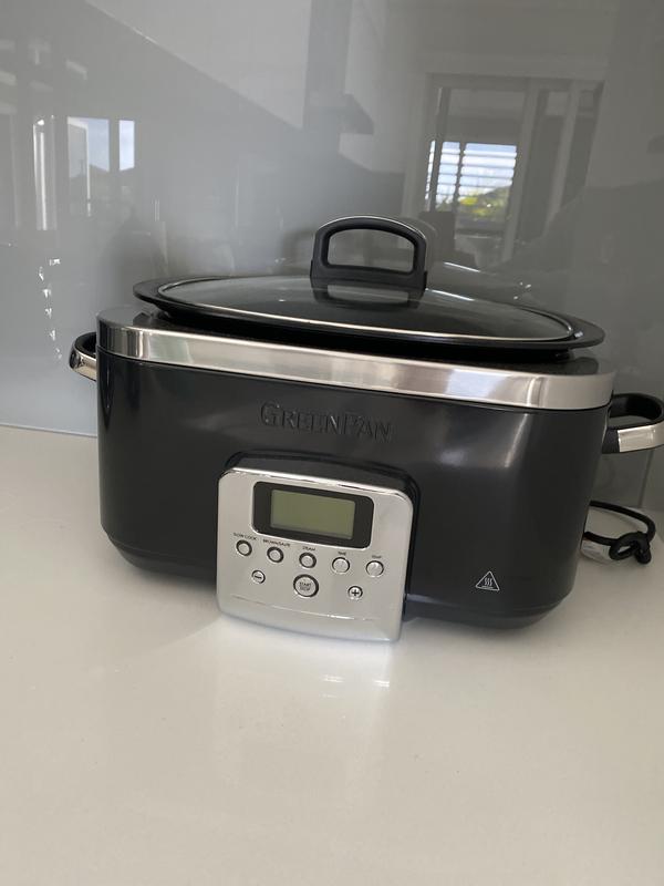 GreenPan 6L Slow Cooker Black CC005723-003