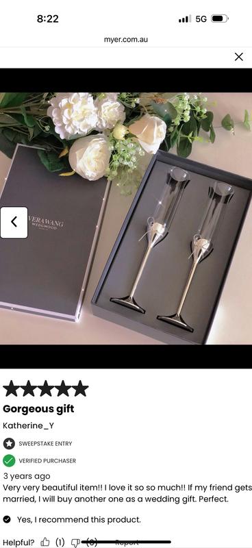 Wedgwood Love Knots Set of 2 Flute | MYER