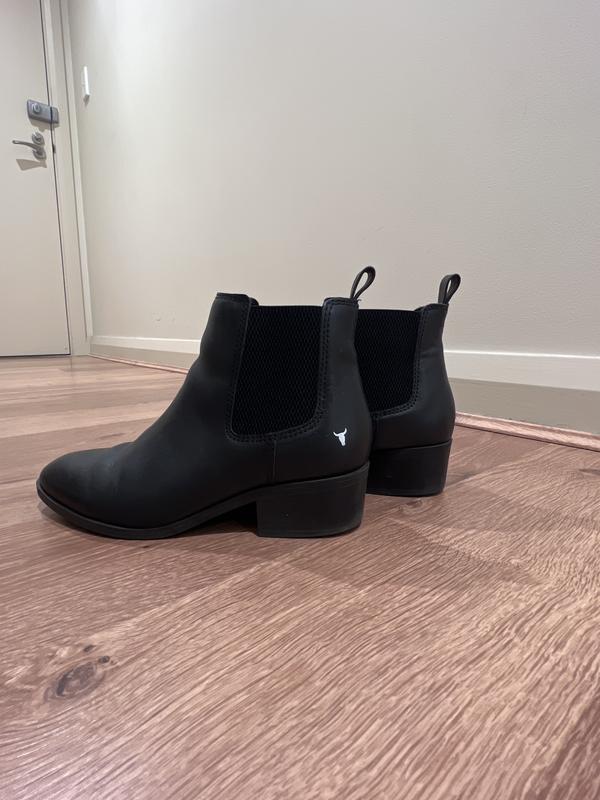 Windsor smith ravee black hot sale boot