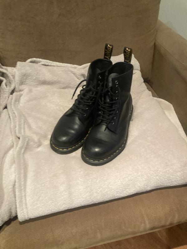 Dr Martens 1460 8 Eye Nappa Black Boot MYER