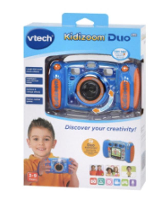 VTech Kidizoom 5.0 Megapixel Duo Children's Camera with 4GB SD Card, Blue