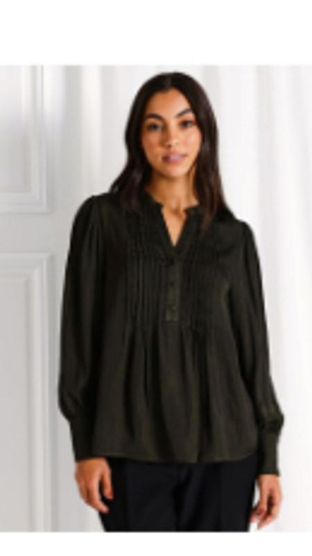 売れ筋商品|||マッシモ ドゥッティ シャツ レディース トップス LOOSE-FITTING WITH PINTUCK DETAILING - Blouse - dark green 05171871567-o5.jpg?ts=