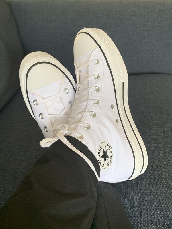 Converse Chuck Taylor All Star Canvas Platform Sneaker in White MYER