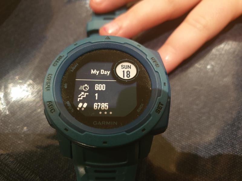 Garmin Instinct GPS Smartwatch Lakeside Blue MYER