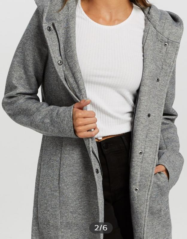 Sedona light coat light grey melange clearance