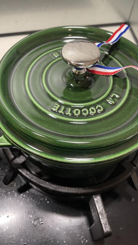 Staub Round Cocotte Basil 18cm/1.7L in Green | MYER