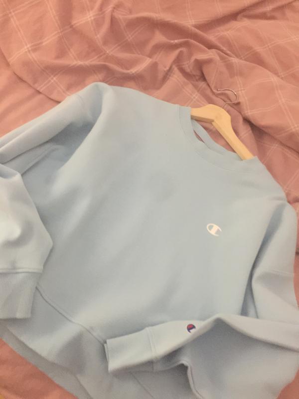 Champion sweater baby blue sale video