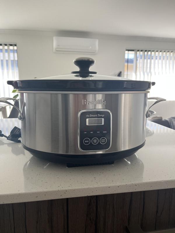 Breville BSC420BSS The Smart Temp 6L Slow Cooker at The Good Guys