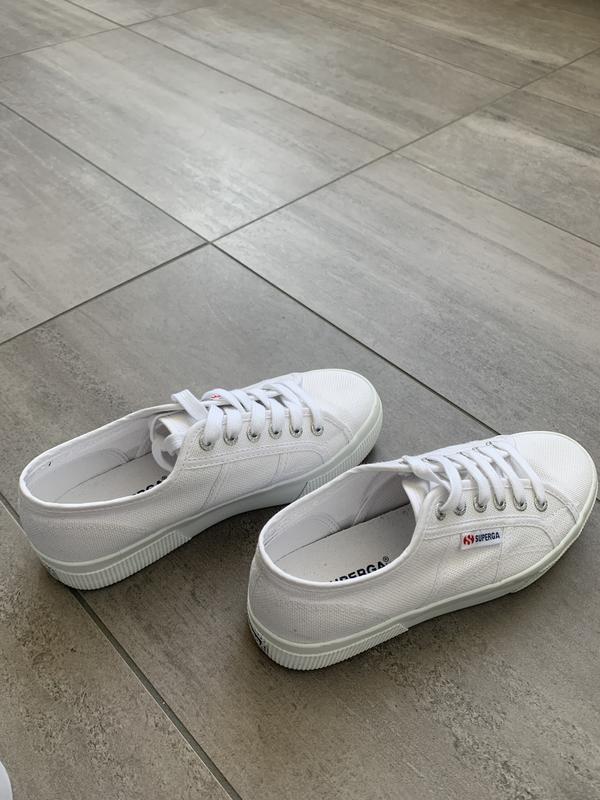 Superga 2740 Platform Sneaker in White MYER
