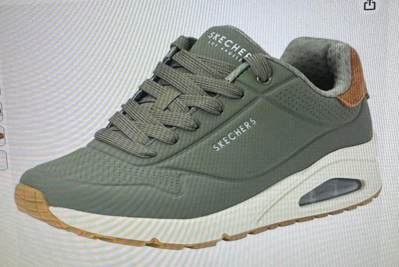 Skechers Uno Suited On Air Sneaker in Olive MYER