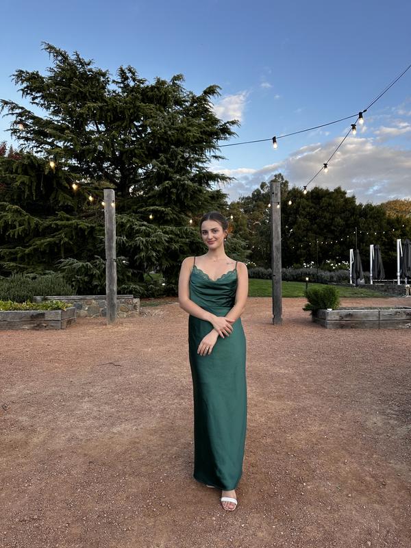 Pilgrim Chiquita Cowl Neck Dress in Emerald | MYER