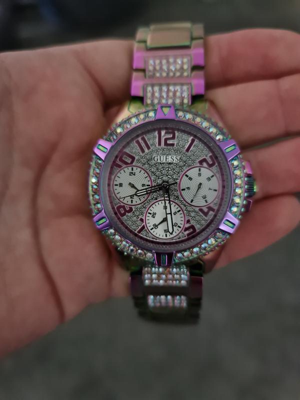 Guess Lady Frontier Purple Stainless Steel Watch GW0044L1 | MYER