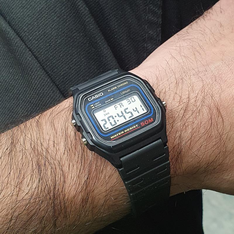 uanset vinge Skab Casio Medium Black Watch W59-1 | MYER