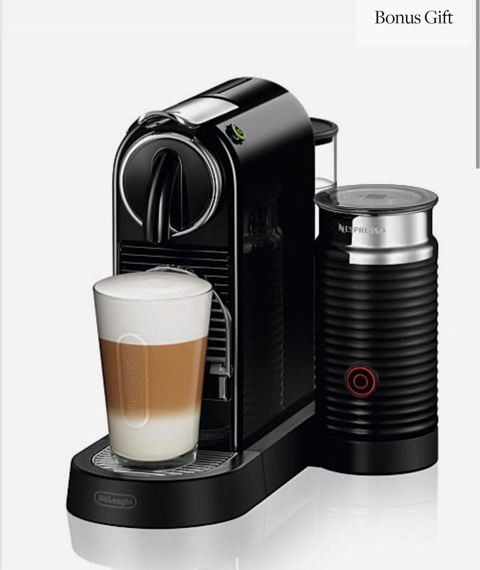 Nespresso Citiz & Milk Capsule Coffee Machine in Black