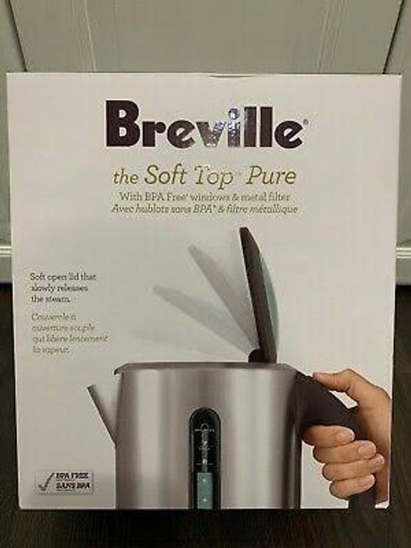 Breville SK500XL Cordless 1.7 L Brush Stainless Steel Electric Hot Water  Kettle