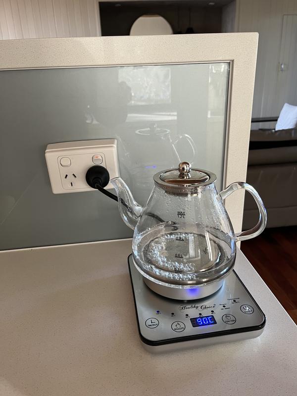 Digital Glass Kettle with Tea Infuser