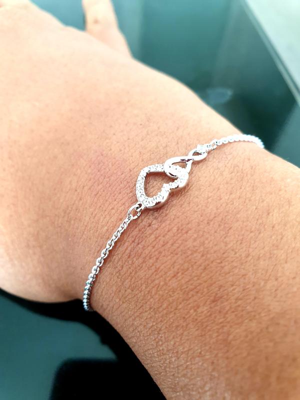 Swarovski infinity heart deals bracelet