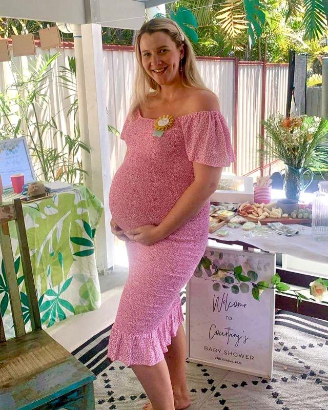 Ripe Selma Shirred Dress In Pink
