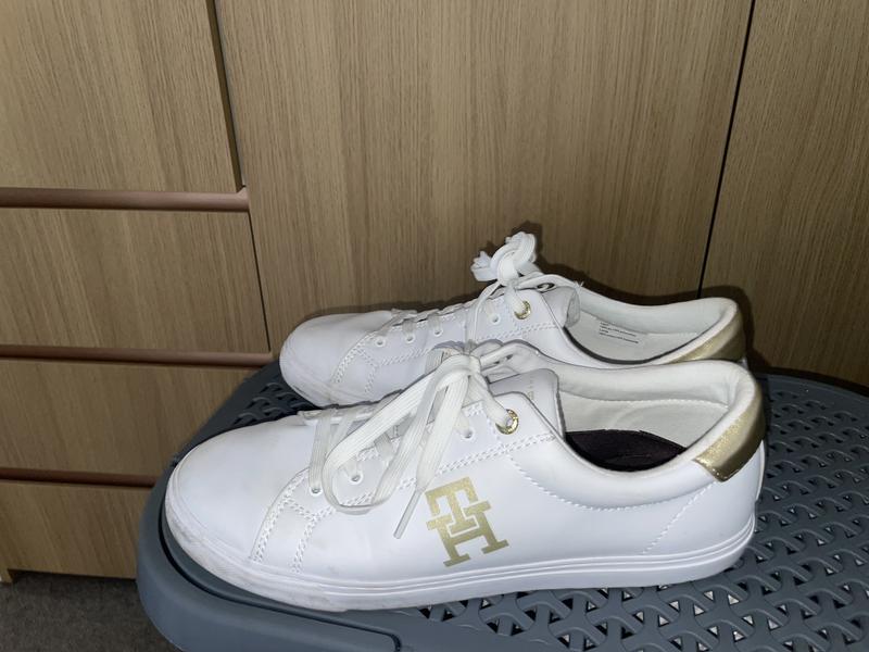 TOMMY HILFIGER Zapatillas Golden Crest Logo Blanco Tommy Hilfiger