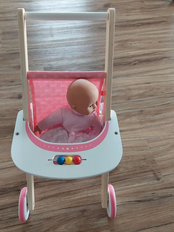 Hape wooden outlet stroller