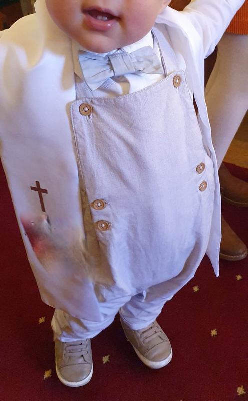 Baby boy baptism outfit hot sale myer