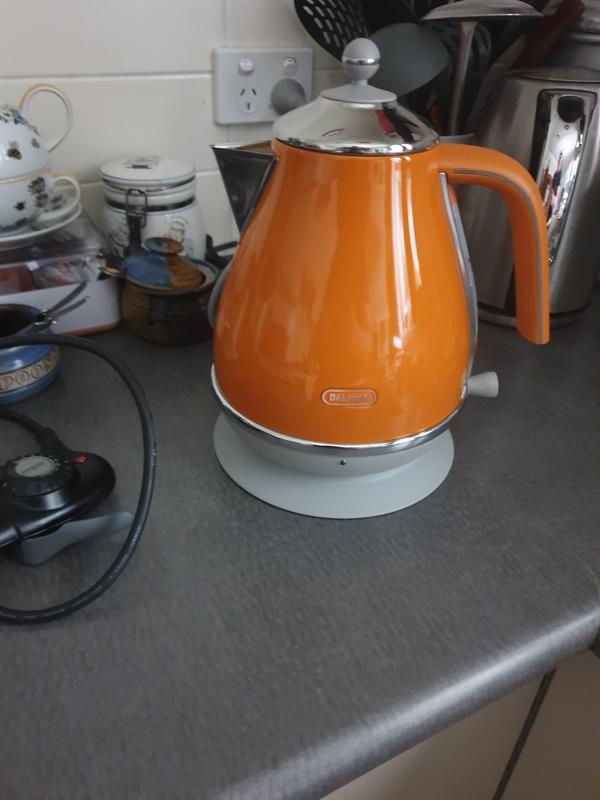 Delonghi Icona Capitals Rome Kettle Orange KBOC2001O MYER