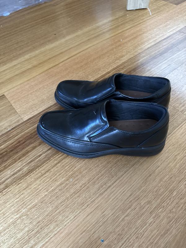 Hush Puppies Transit Slip On Shoe in Black MYER