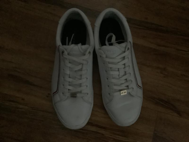 Tommy Hilfiger Global Stripe Sneaker In White