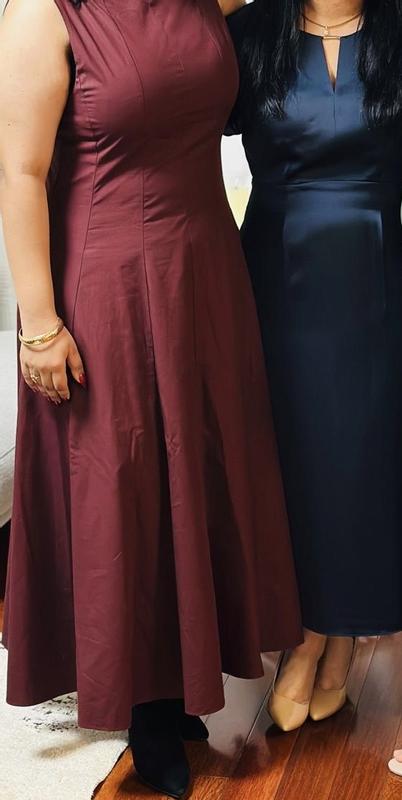 Witchery Panelled Midi Dress in Bordeaux | MYER